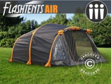 Namiot kempingowy FlashTents® Air, 3-osobowy, Pomarańczowy/Ciemny szary