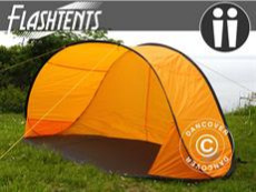 Namiot kempingowy FlashTents® 2-osobowy, Pomaranczowy/Ciemny szary